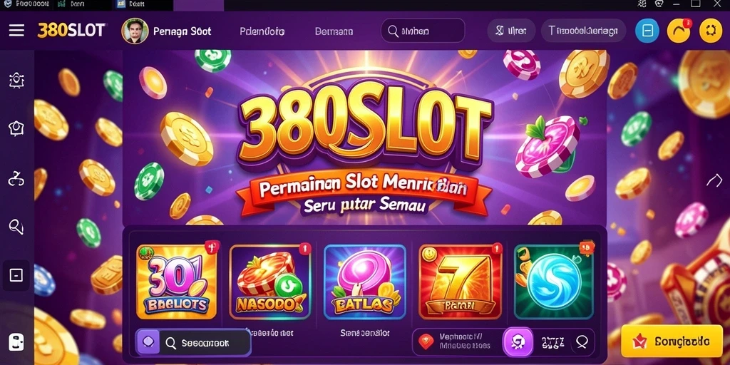 Tampilan gameplay menarik dari 380SLOT dengan tema slot beragam.