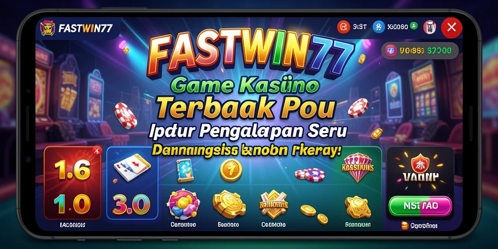 Tampilan seru dari gameplay Kasino FASTWIN77.