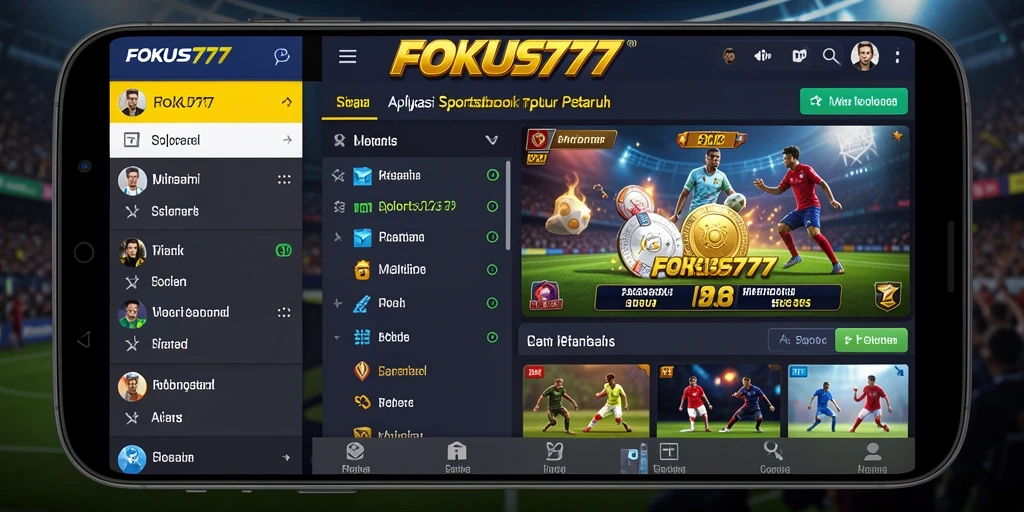 Screenshot FOKUS777 menampilkan berbagai opsi taruhan yang menarik.