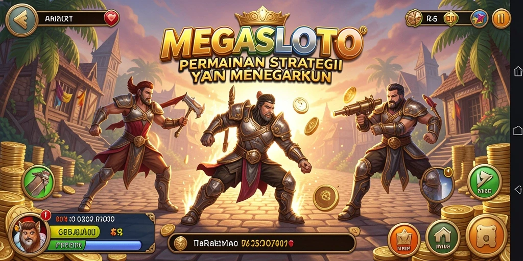 Tampilan gameplay yang menarik dari MEGASLOTO.