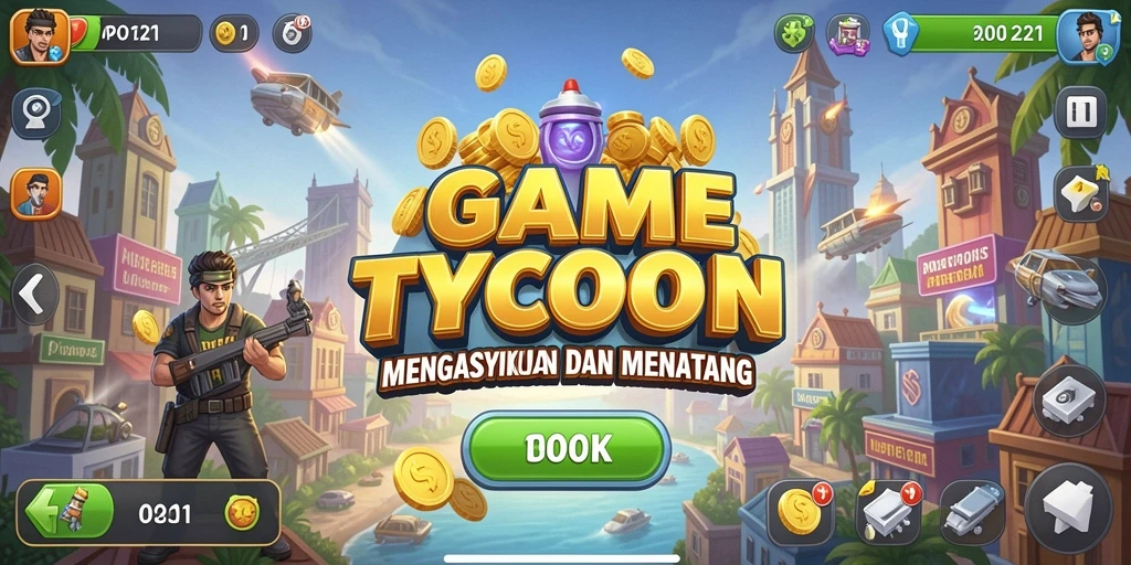 Tampilan utama gameplay MPO1221 yang menantang dan menarik.