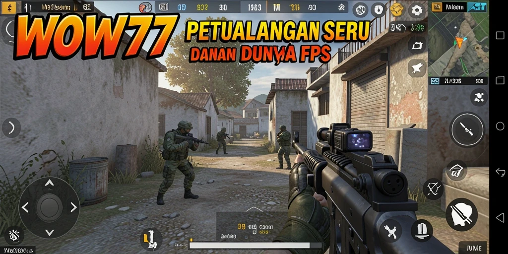 Gameplay WOW77 yang mendebarkan dengan aksi tembak-menembak intens.